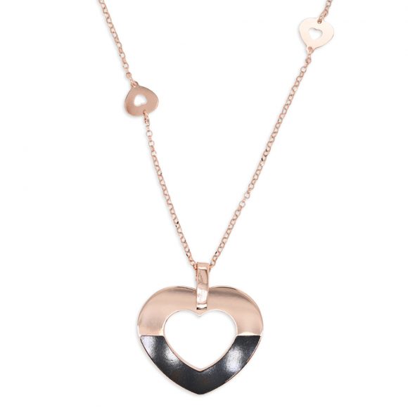 collana donna gioielli Grace T. Cuore Nero