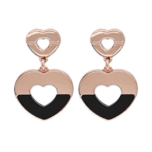 orecchini donna gioielli Grace T. Cuore Nero