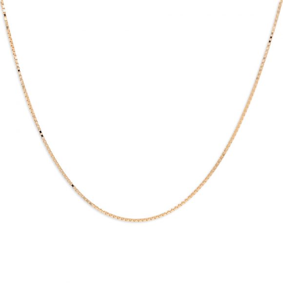 collana unisex in oro giallo