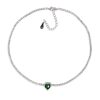 collana tennis cuore donna argento e zirconi Gold Gallery