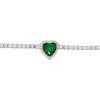 collana tennis cuore donna argento e zirconi Gold Gallery - immagine 2