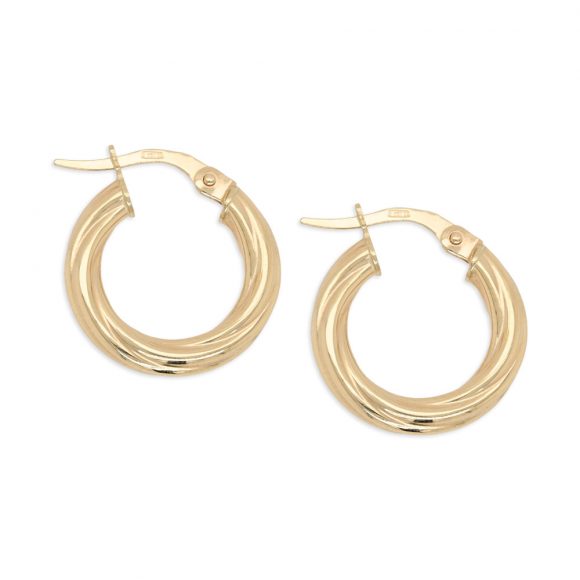 orecchini anella donna in oro giallo
