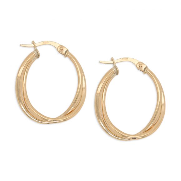 orecchini anella donna in oro giallo