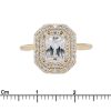 anello in oro giallo e pavè di zirconi - immagine 3