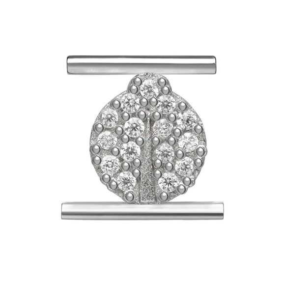 charm "Coccinella" argento e zirconi MOODS Eleonora Giordani EG0032