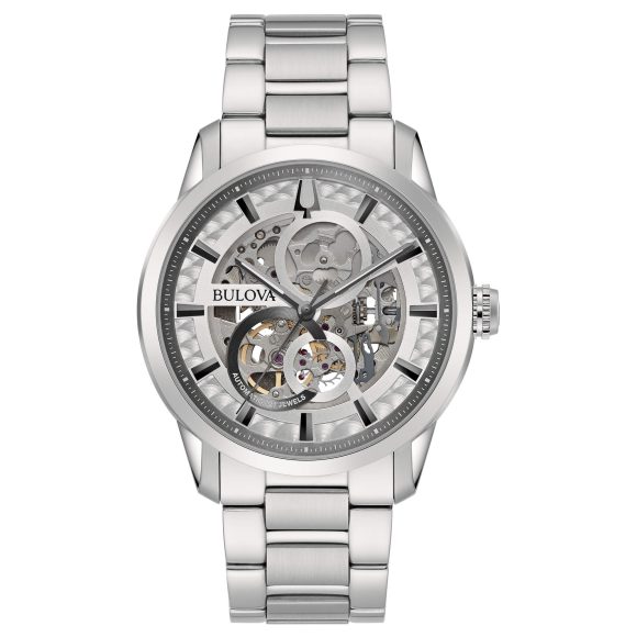 orologio automatico uomo Bulova Sutton Scheleton 96A267