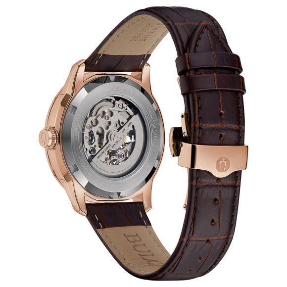 orologio automatico uomo Bulova Sutton Scheleton 97A169 - immagine 2