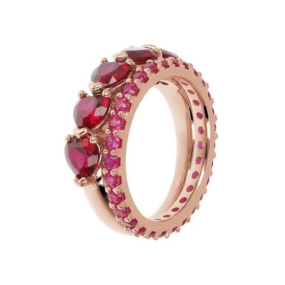 anello doppio donna gioielli Bronzallure Altissima
