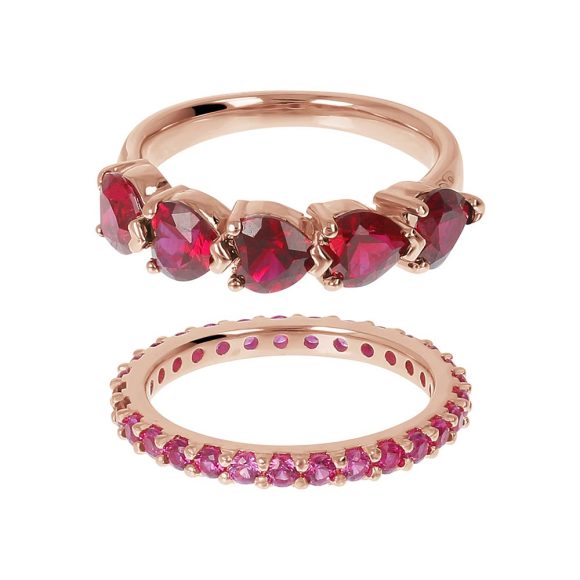 anello doppio donna gioielli Bronzallure Altissima - immagine 3