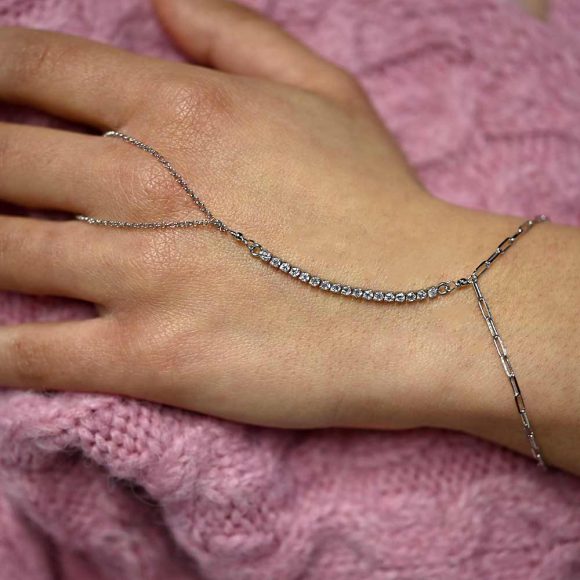 bracciale baciamano in argento Gold Gallery BCM7 - immagine 3