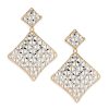 orecchini donna in argento bicolore Gold Gallery ORDM265