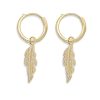 orecchini anella con piuma donna in argento Gold Gallery - immagine 3