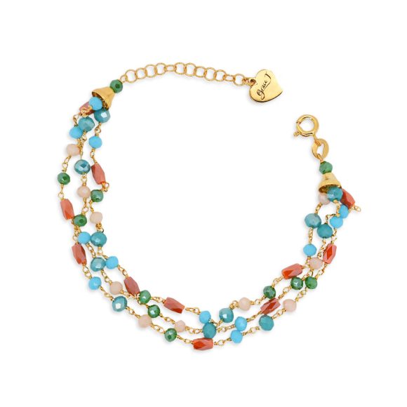bracciale rosario donna gioielli Grace T. Colori del Cuore BR1808/B-3F