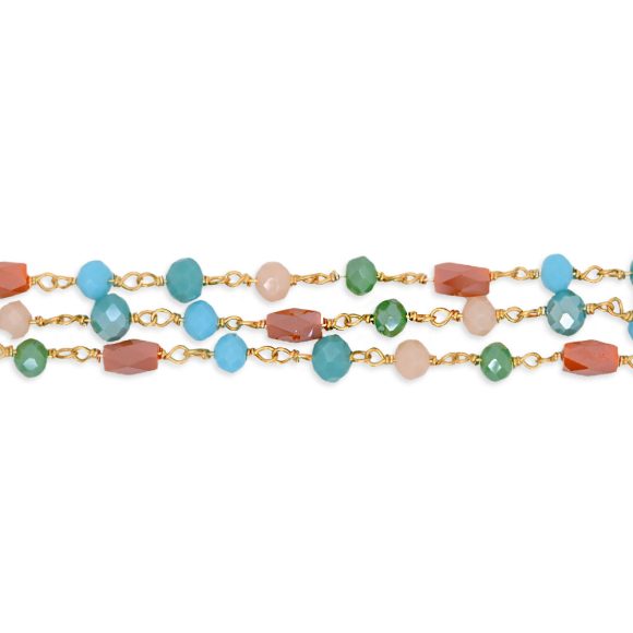 bracciale rosario donna gioielli Grace T. Colori del Cuore BR1808/B-3F - immagine 2