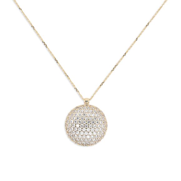 collana in oro giallo e zirconi P3244G375