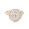 anello in oro giallo e zirconi