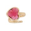 anello donna gioielli Grace T. Cuore di Cristallo H418003-ROSSO