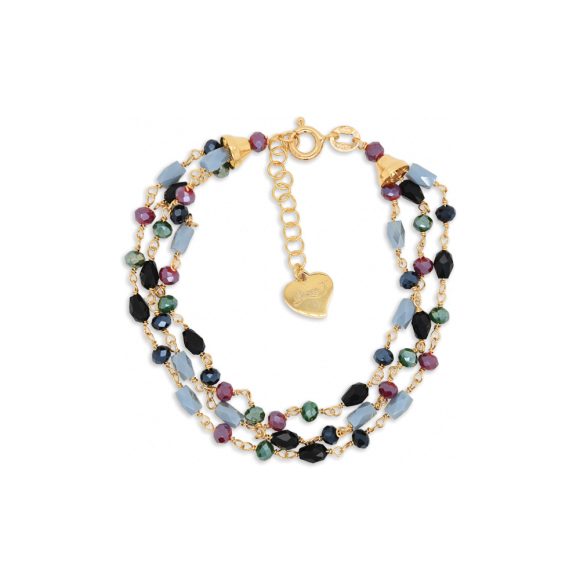 bracciale 3 fili donna gioielli Grace T. Colori del Cuore BR2087/S
