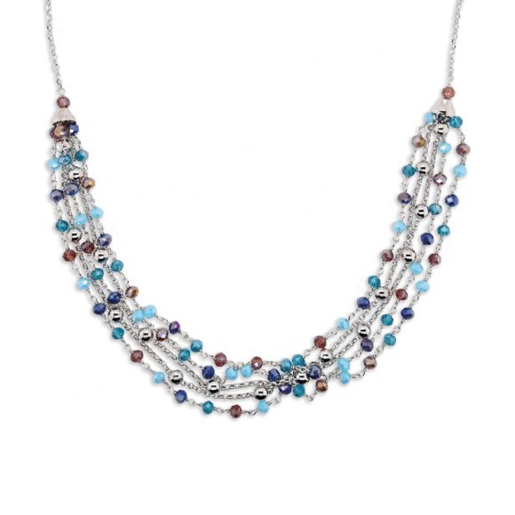 collana rosario 5 fili donna gioielli Grace T. Colori del Cuore CL2082