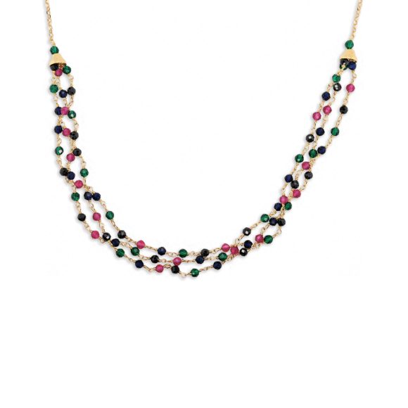 collana rosario 3 fili donna gioielli Grace T. Colori del Cuore CL2201