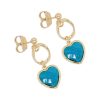 orecchini donna gioielli Grace T. Cuore di Cristallo H4180226-BLU - immagine 2
