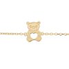 bracciale bambino con orsetto in oro giallo 3IYFO0076L14 - immagine 2