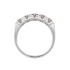 anello pavè diamanti in oro bianco - immagine 2