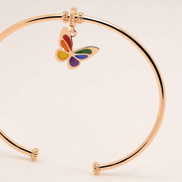 bracciale rigido argento Rosato - immagine 2