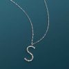 collana in argento e zirconi lettera "S" Rosato RZCU19 - immagine 2
