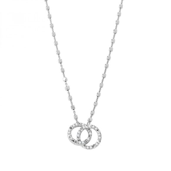 collana in argento e zirconi Rosato