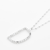 collana in argento e zirconi lettera "D" Rosato RZCU04 - immagine 2