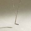 collana in argento e zirconi lettera "L" Rosato RZCU12 - immagine 2