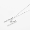 collana in argento e zirconi lettera "M" Rosato RZCU13 - immagine 2