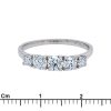 anello pavè diamanti in oro bianco - immagine 3