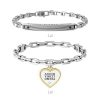set bracciali di coppia Lei e Lui gioielli Kidult Love 732131