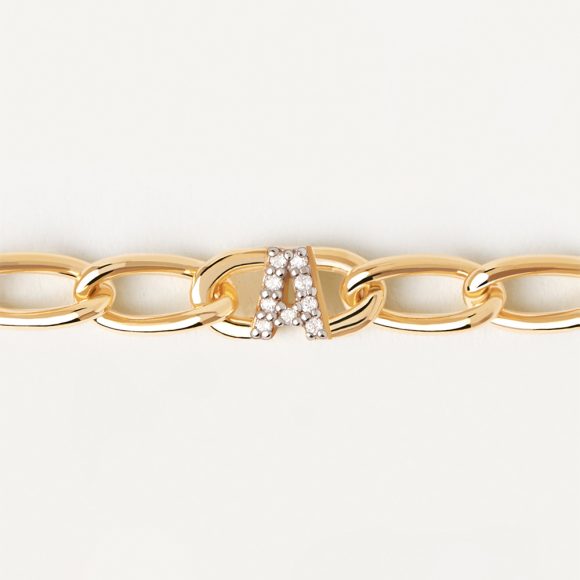 bracciale donna gioielli PDPaola Mini Letter PU01-538-U - immagine 2
