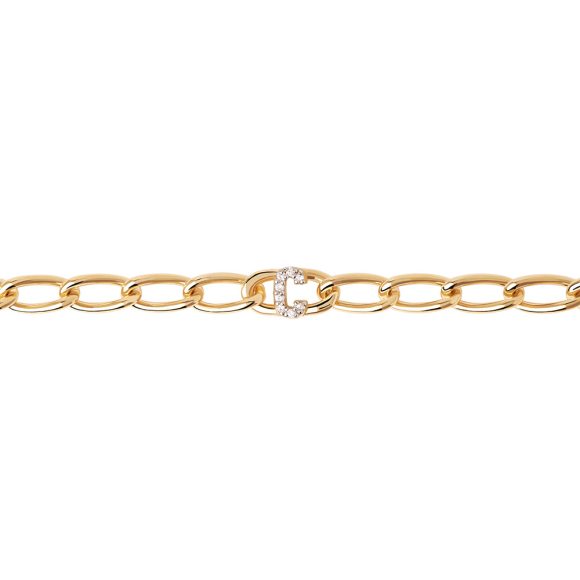 bracciale donna gioielli PDPaola Mini Letter PU01-540-U