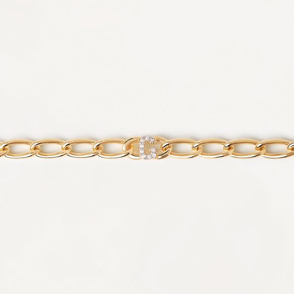 bracciale donna gioielli PDPaola Mini Letter PU01-544-U - immagine 3