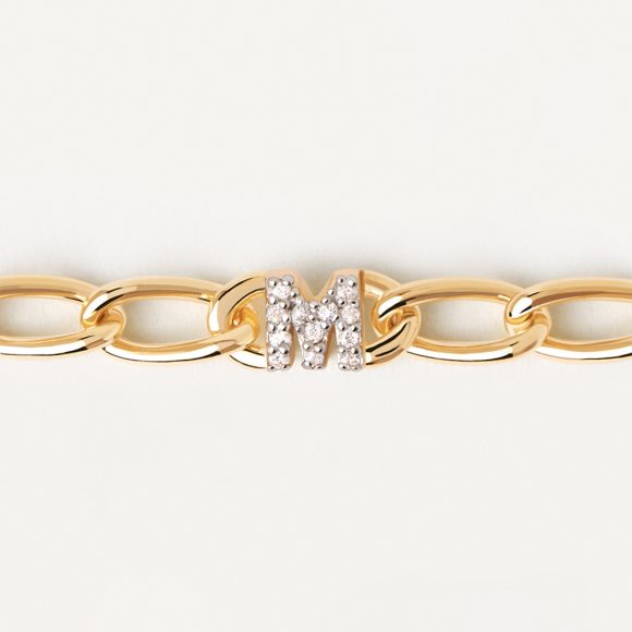 bracciale donna gioielli PDPaola Mini Letter PU01-550-U - immagine 2