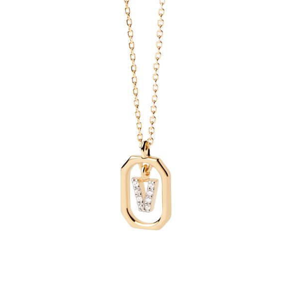 collana donna gioielli PDPaola Mini Letter CO01-533-U