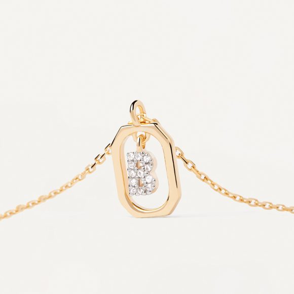 collana donna gioielli PDPaola Mini Letter CO01-513-U - immagine 2