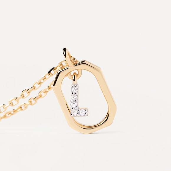 collana donna gioielli PDPaola Mini Letter CO01-523-U - immagine 2