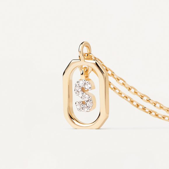 collana donna gioielli PDPaola Mini Letter CO01-530-U - immagine 2