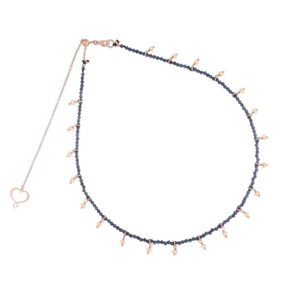 collana donna gioielli Maman et Sophie Zaffiro e Perla GHISF2ZAPE