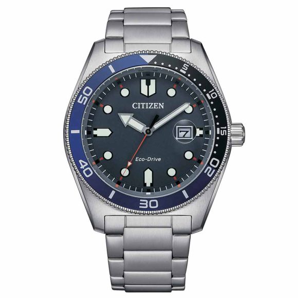 orologio solo tempo uomo Citizen Of Marine AW1761-89L