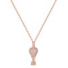 collana mongolfiera in argento rosè e zirconi Rosato Aria RZAR06