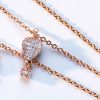 collana mongolfiera in argento rosè e zirconi Rosato Aria RZAR06 - immagine 2