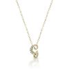 collana con ciondolo iniziale in oro giallo e diamanti MyCharm Iniziali D7C01/G-003G G-VS