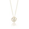 collana con cuore sacro e croce di diamanti in oro giallo MyCharm Cuore Sacro C2C02-003G G-VS
