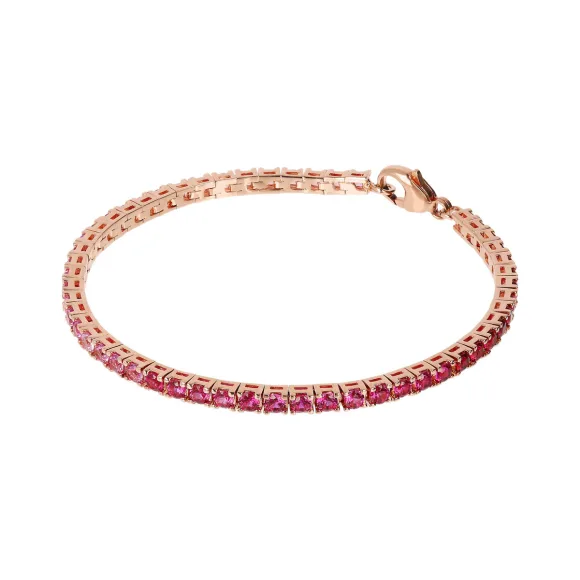 bracciale tennis donna gioielli Bronzallure Miss WSBZ02112.MULTIPINK